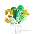 Decoration Dino Theme Helium large Number Balloon Bouquet